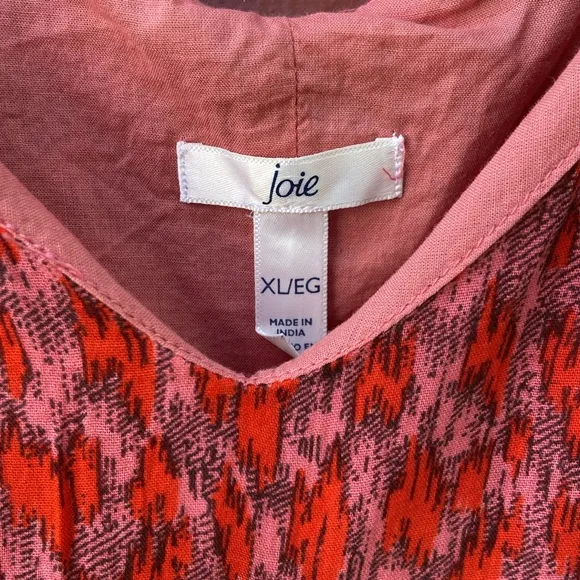 NWT Joie Tea Rose Cotton Maxi Dress Women’s Size XL