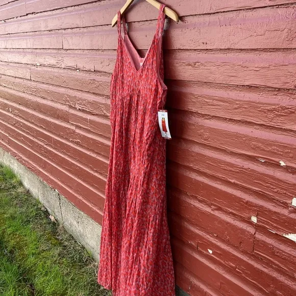 NWT Joie Tea Rose Cotton Maxi Dress Women’s Size XL