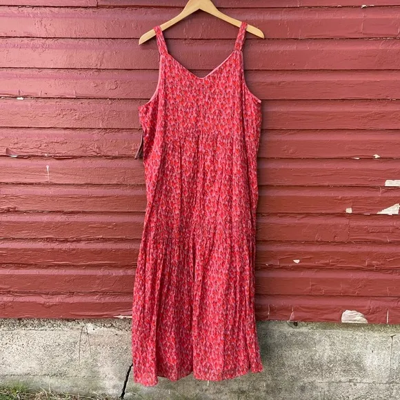 NWT Joie Tea Rose Cotton Maxi Dress Women’s Size XL