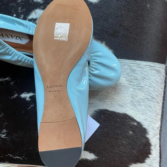 NWT Lanvin Blue Women's Ballet Flats