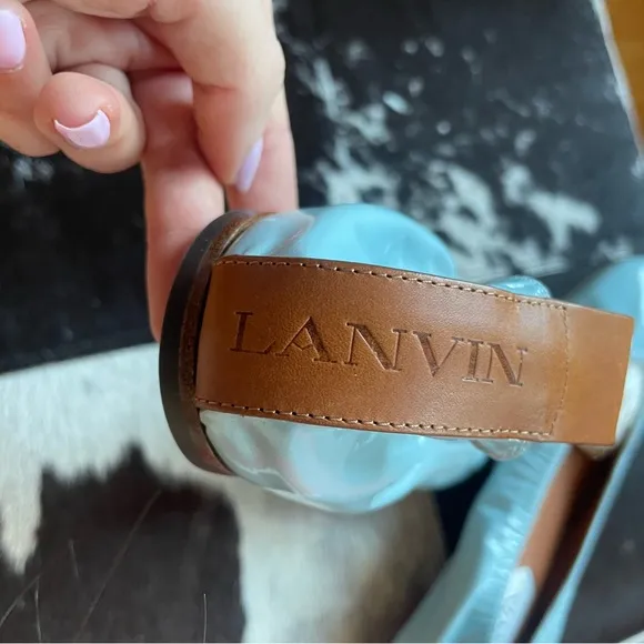 NWT Lanvin Blue Women's Ballet Flats