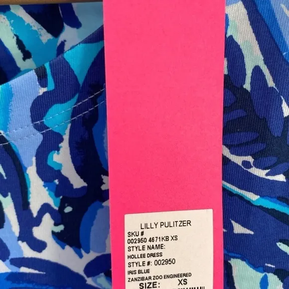 NWT Lilly Pulitzer Hollee Dress Iris Blue XS