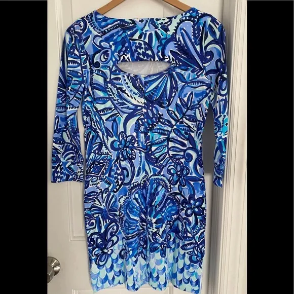 NWT Lilly Pulitzer Hollee Dress Iris Blue XS