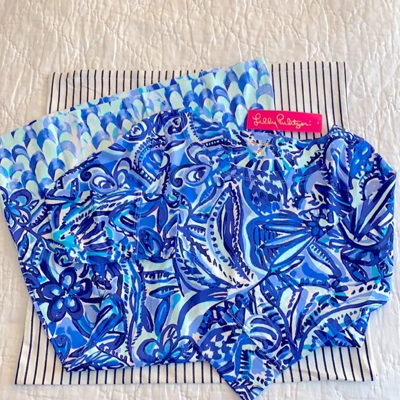 NWT Lilly Pulitzer Hollee Dress Iris Blue XS