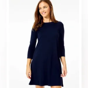 NWT Lilly Pulitzer Ophelia Dress Navy Size XXS
