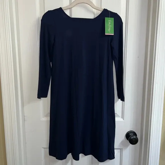 NWT Lilly Pulitzer Ophelia Dress Navy Size XXS