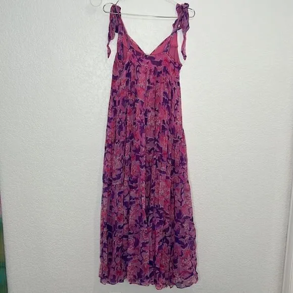 NWT ROCOCO SAND Lei Maxi Dress in Bubblegum Medium Revolve