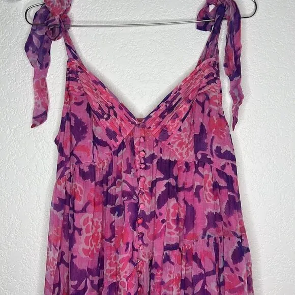 NWT ROCOCO SAND Lei Maxi Dress in Bubblegum Medium Revolve