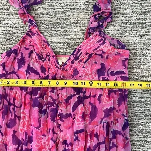 NWT ROCOCO SAND Lei Maxi Dress in Bubblegum Medium Revolve