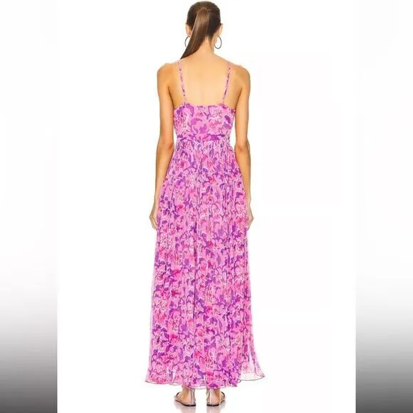 NWT ROCOCO SAND Lei Maxi Dress in Bubblegum Medium Revolve