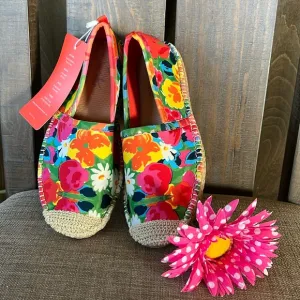 NWT SeaStar Frances Valentine Beachcomber Espadrille, 4 Girl