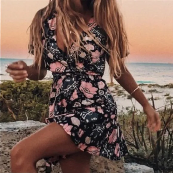 NWT Spell Winona mini Floral dress