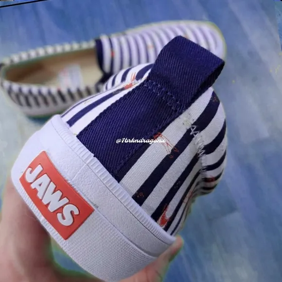 NWT Sperry Top Sider Slip On Women's Nautical Stripe Jaws Sneakers