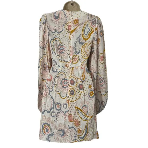 NWT Ted Baker Thelia Exaggerated Sleeve Mini Dress US Size 2