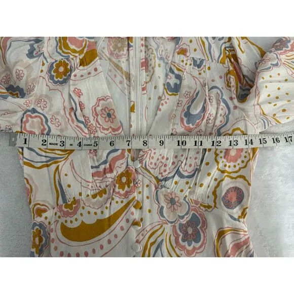 NWT Ted Baker Thelia Exaggerated Sleeve Mini Dress US Size 2