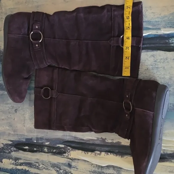 NWT, Women's Brown Suede Boots 8.5