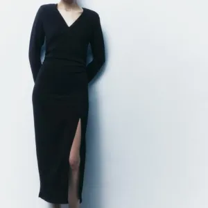 NWT ZARA RUCHED WAIST MIDI DRESS/ZARA BUSINESS CASUAL DRESS