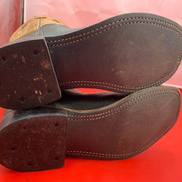 Old west two-tone, cowboy boots