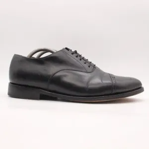 Oliver Sweeney Men's Size UK 10 Black Leather Lace-up Derby Shoes Cap Toe