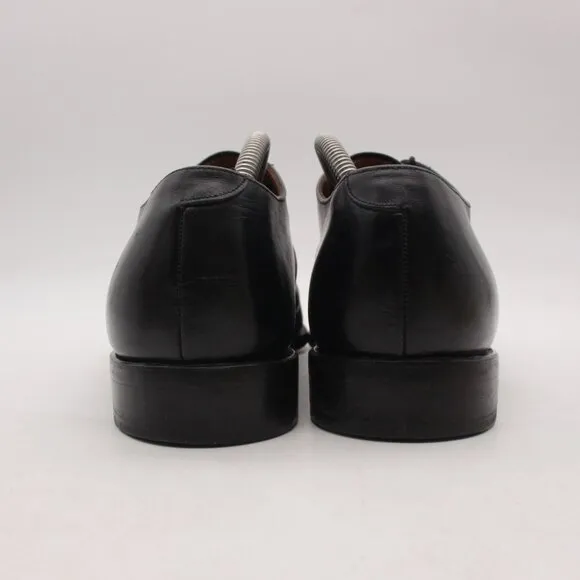 Oliver Sweeney Men's Size UK 10 Black Leather Lace-up Derby Shoes Cap Toe