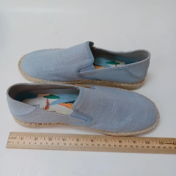 Olu Kai Shoes Kaula Pa'a Kapa Convertible Espadrille Flats Womens US 9.5