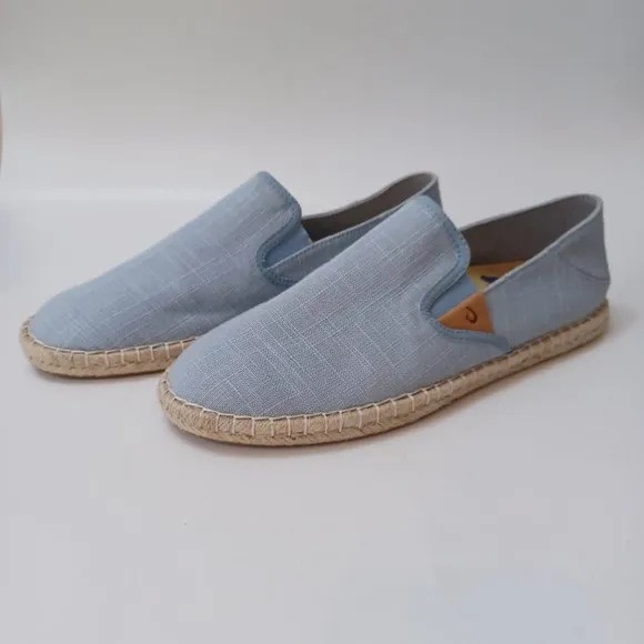 Olu Kai Shoes Kaula Pa'a Kapa Convertible Espadrille Flats Womens US 9.5