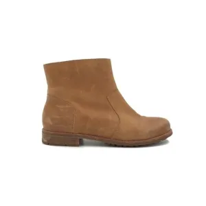 OluKai Caramel Brown Leather Kaona II Ankle Boots Size 8