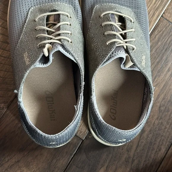 Olukai EUC Mens Shoes Nohea Moku Gray Slip On Size 9.5