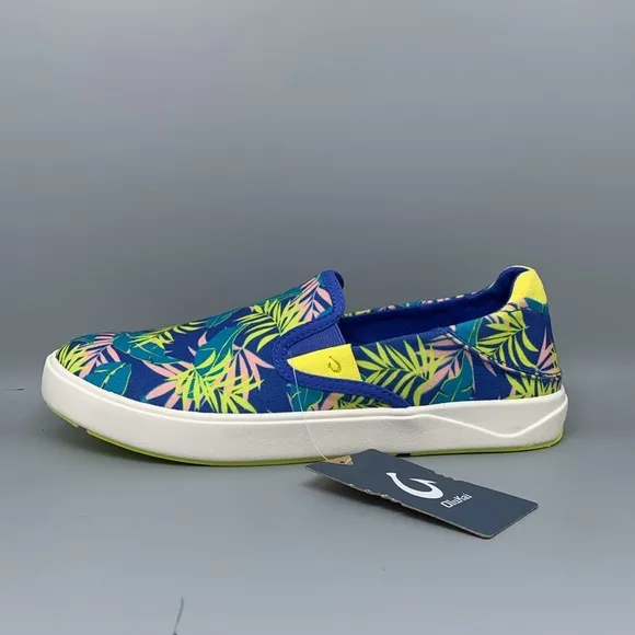 Olukai Lae'ahi Pa'l Floral Slip-On Shoes Men's Sz 10 EU43