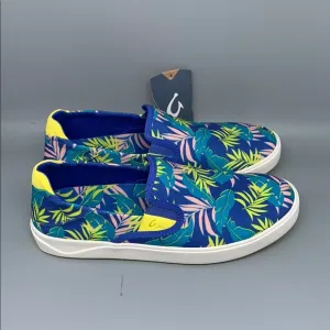 Olukai Lae'ahi Pa'l Floral Slip-On Shoes Men's Sz 10 EU43