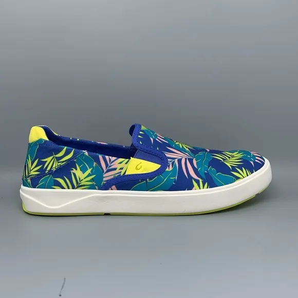 Olukai Lae'ahi Pa'l Floral Slip-On Shoes Men's Sz 10 EU43