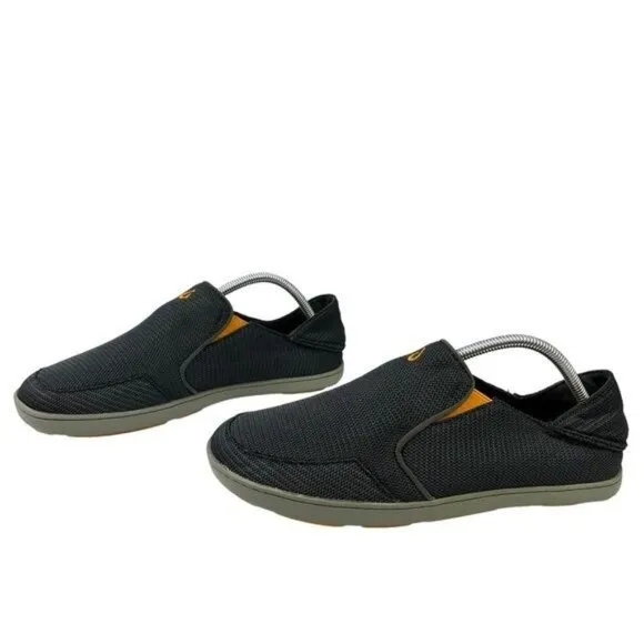 Olukai Nohea Drop‎ in Heel Mesh Slip On Boat Shoes Slides Mens Size 9