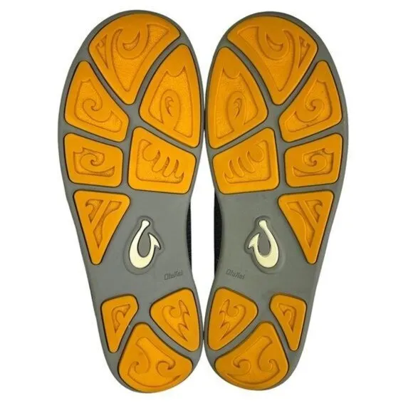 Olukai Nohea Drop‎ in Heel Mesh Slip On Boat Shoes Slides Mens Size 9