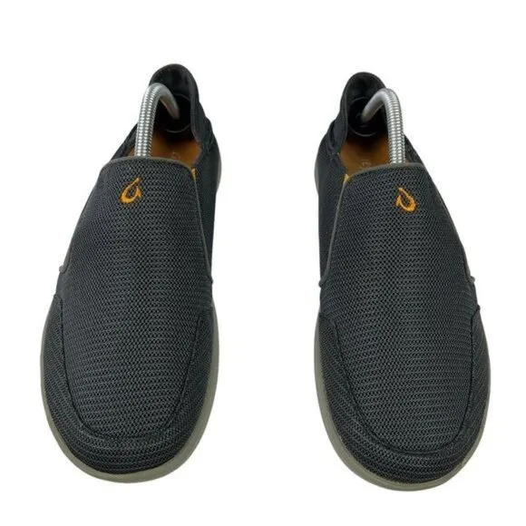 Olukai Nohea Drop‎ in Heel Mesh Slip On Boat Shoes Slides Mens Size 9