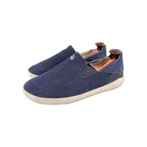 OluKai Moku Pae Shoe Mens Navy Mesh Slip On US 11.5 M Casual Sneaker Boat Loafer