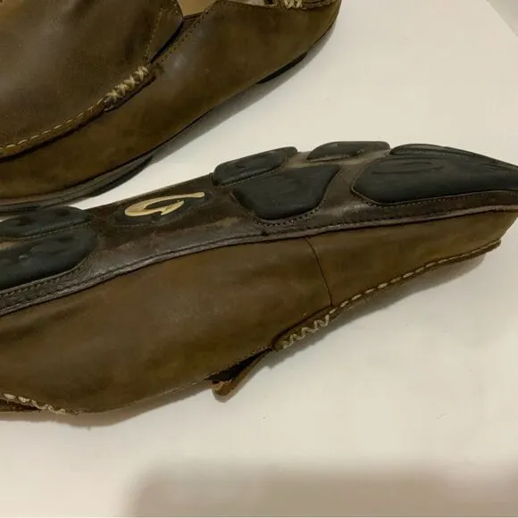 Olukai Moloa Brown Slip On Loafers Casual Shoes Men's 14