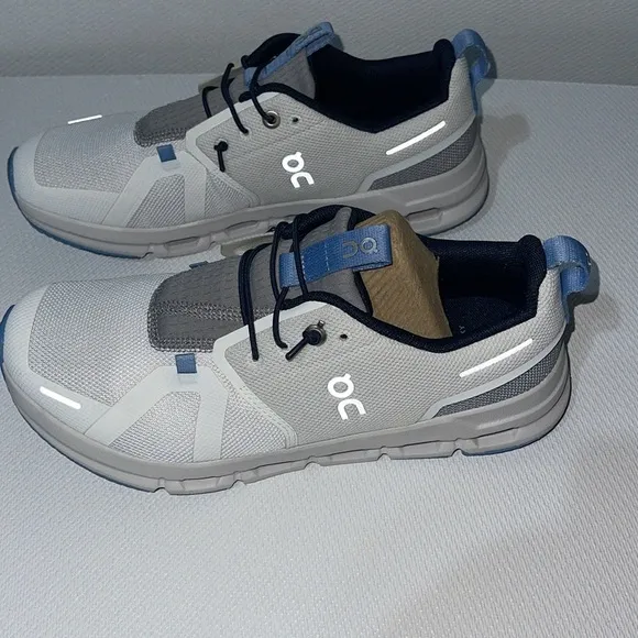 On Running Cloudsky  Gray and Blue sneakers Y6 NWOT