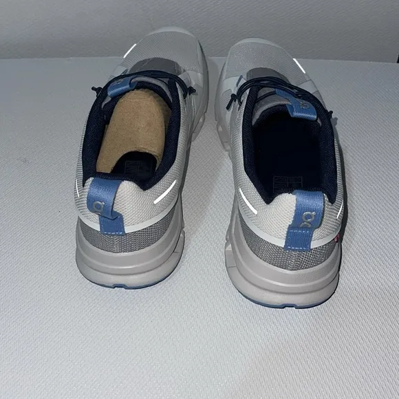On Running Cloudsky  Gray and Blue sneakers Y6 NWOT