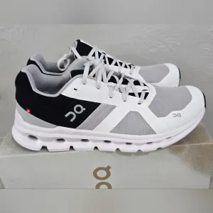 On Running Men's Athletic Shoes - Black and White