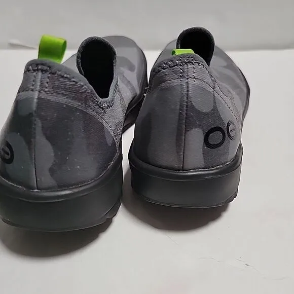 Oofos OOMG Eeze Limited Shoes Camo  Gray Slip On Huali Women Recovery Size 6.5