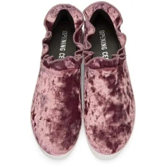 OPENING CEREMONY FIFI VELVET SHOES 5.5
