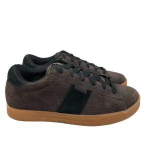 Osiris Shoes Men's Size 8.5 Serve Brown Black Suede Lace-Up Skate Shoes Sneakers