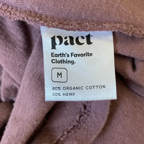 Pact Field Nubby Organic Cotton and Hemp Racerback Tank Midi Dress Medium