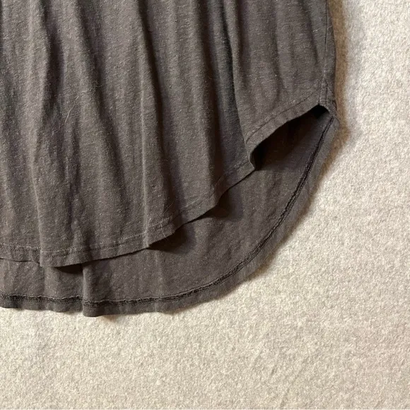 Pact Field Racerback Dress Women’s Sz L Gray Nubby Organic Cotton Hemp Tank Midi