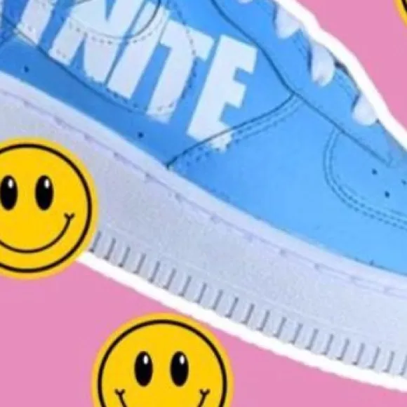 Painted Custom Fortnite Nike AF1