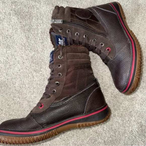 Pajar Men's Brown Leather Boots