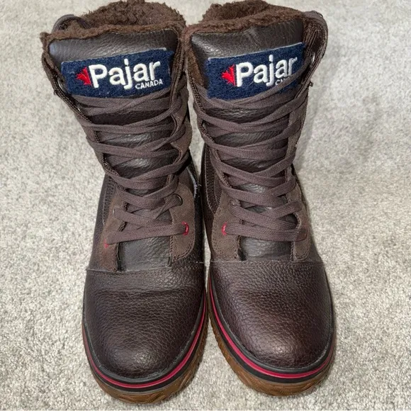 Pajar Men's Brown Leather Boots