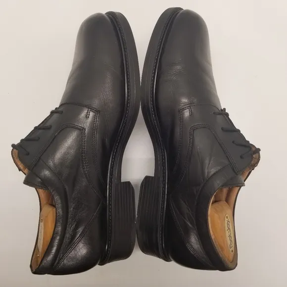 Paolo Mondo Mens Size 12EEE 53097 Oxford Derby Black Leather Lace Up Dress Shoe