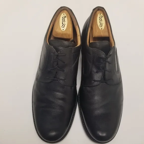Paolo Mondo Mens Size 12EEE 53097 Oxford Derby Black Leather Lace Up Dress Shoe