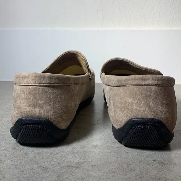Parish Tan Suede Slip On Loafers Mens 13